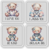 Teddy Bear Stickers (Voorkant)