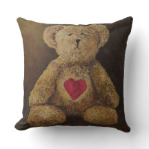 Teddy Bear Stilleven Schilderen Kussen