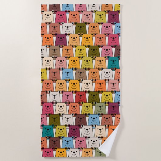 Teddy Bear Strandlaken (Voorkant)