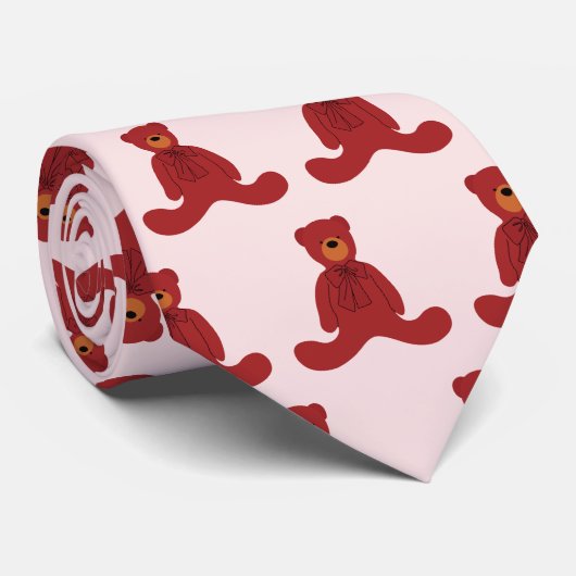 Teddy Bear Stropdas (Opgerold)