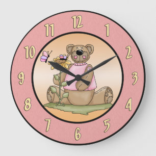 Teddy Bear Summer Wall klok