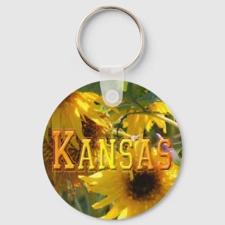 Teddy Bear Sunflower: Kansas Sleutelhanger
