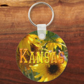 Teddy Bear Sunflower: Kansas Sleutelhanger (Voorkant)