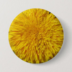Teddy Bear Sunflower Ronde Button 7,6 Cm