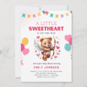 Teddy Bear Sweetheart Baby shower Kaart (Voorkant)