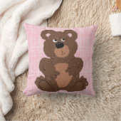 Teddy Bear T Pink Kussen (Deken)