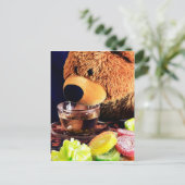 Teddy Bear Tea Party Briefkaart (Staand voorkant)