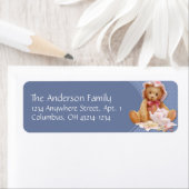 Teddy Bear Tea Party retour adreslabel Etiket (Insitu)