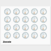 Teddy Bear Team Boy Geslacht Onthulling Sticker (Vel)