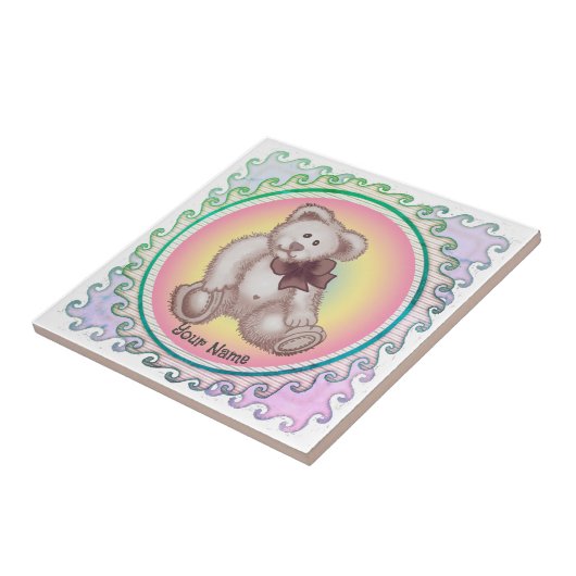Teddy Bear Tegeltje (Zijkant)