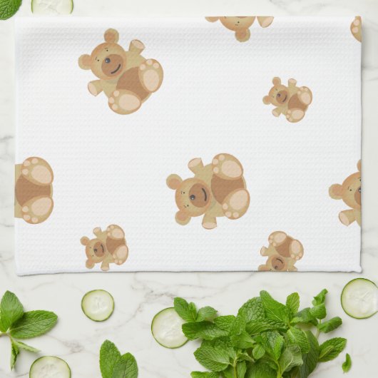 Teddy Bear Theedoek (Gevouwen)