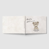 Teddy Bear Theme Baby shower (Meisroze) Gastenboek (Volledig)