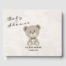 Teddy Bear Theme Baby shower (Meisroze) Gastenboek