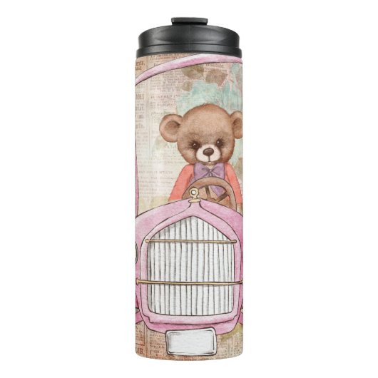 Teddy Bear Thermal Tumbler Thermosbeker (Voorkant)