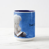 Teddy Bear Tijd om te lezen, KOA Tweekleurige Koffiemok (Center)