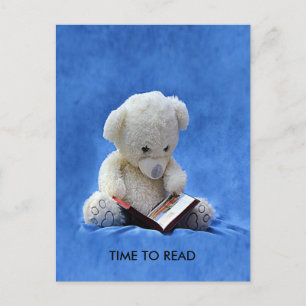 Teddy Bear Time to Read Briefkaart, ZKOA Briefkaart