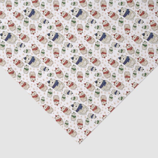 Teddy Bear Tissue Paper Tissuepapier (Detail)