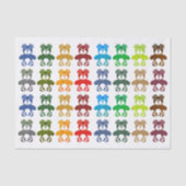 Teddy Bear Tissue Paper Tissuepapier (Voorkant)