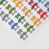 Teddy Bear Tissue Paper Tissuepapier (Detail)