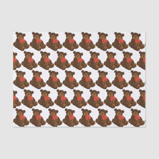 Teddy Bear Tissuepapier (Voorkant)