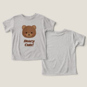 Teddy Bear Toddler T-shirt (Ontwerp Voorkant & Achterkant)