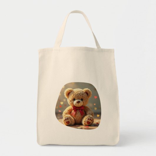 Teddy Bear Tote Tas (Voorkant)