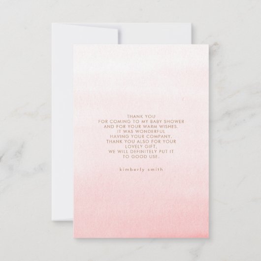 Teddy Bear Tropical Exotic Cute Bedankt (Achterkant)