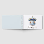 Teddy Bear Twin Boy Baby shower Gastenboek (Volledig)