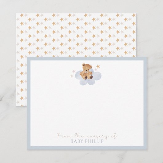 Teddy Bear, uit de kinderkamer van Kaart (Voorkant / Achterkant)