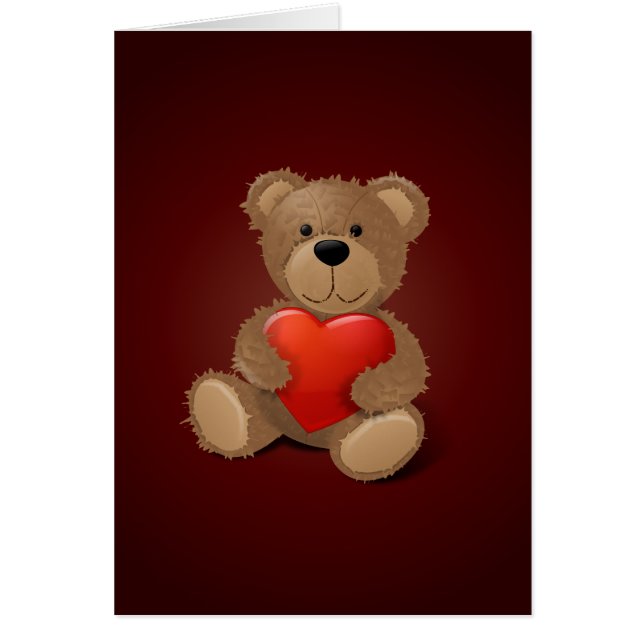Teddy Bear Valentijn (Voorkant)