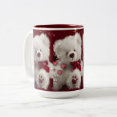 Teddy Bear Valentijn Love Mok (Voorkant links)
