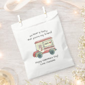 Teddy Bear Valentijn Mail Truck Bedankzakje (Geknipt)