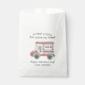 Teddy Bear Valentijn Mail Truck Bedankzakje (Voorkant)