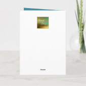 Teddy Bear Valentijns Kaart voor man (Achterkant)