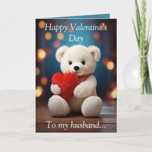 Teddy Bear Valentijns Kaart voor man