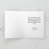 Teddy Bear Valentine for a child Feestdagen Kaart (Binnen)