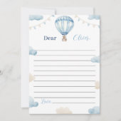 Teddy Bear Verjaardag Tijd Capsule Bericht Kaart (Voorkant)