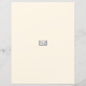 Teddy Bear verjaardagsfeestje gastenlijst (Achterkant)