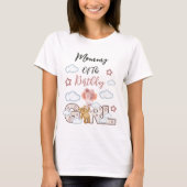 Teddy Bear-verjaardagsmeisje vrouwen tshirts mama (Voorkant)