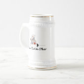 Teddy Bear Verpleegkundigen Bel de Shots T-shirts  Bierpul (Voorkant links)