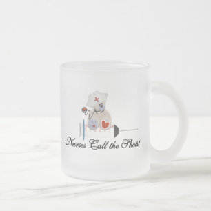 Teddy Bear Verpleegkundigen Bel de Shots T-shirts  Matglas Koffiemok