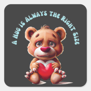 Teddy Bear Vierkante Sticker