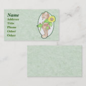 Teddy Bear Visitekaartje (Voorkant / Achterkant)