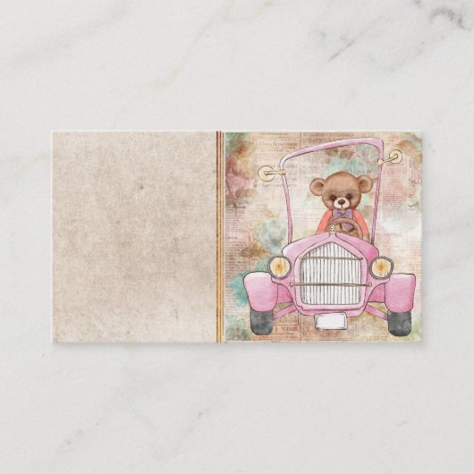 Teddy Bear Visitekaartje (Voorkant)