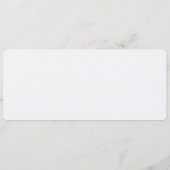 Teddy Bear Vliegtuig Boarding Pass Boy Baby shower Kaart (Achterkant)