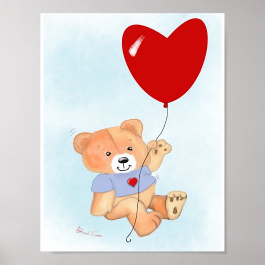 Teddy Bear Wall Art Poster (Voorkant)