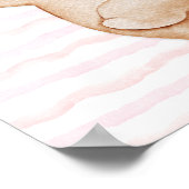 Teddy bear wall art poster Happy dance poster (Hoek)