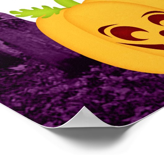 Teddy Bear Warlock - Happy Halloween Poster (Hoek)