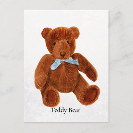 Teddy Bear Waterverf Painting Briefkaart