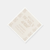 Teddy Bear We Can Bearly Wait Baby Shower Servet (Hoek)